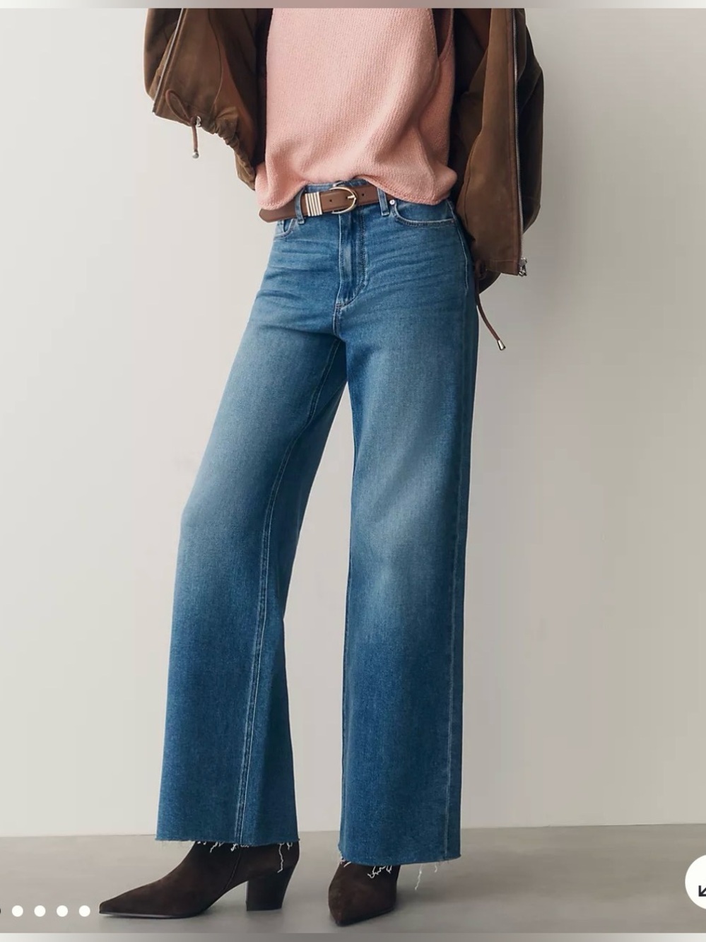 PAIGE ANESSA 31" Wide-Leg
High-Rise Jeans 31